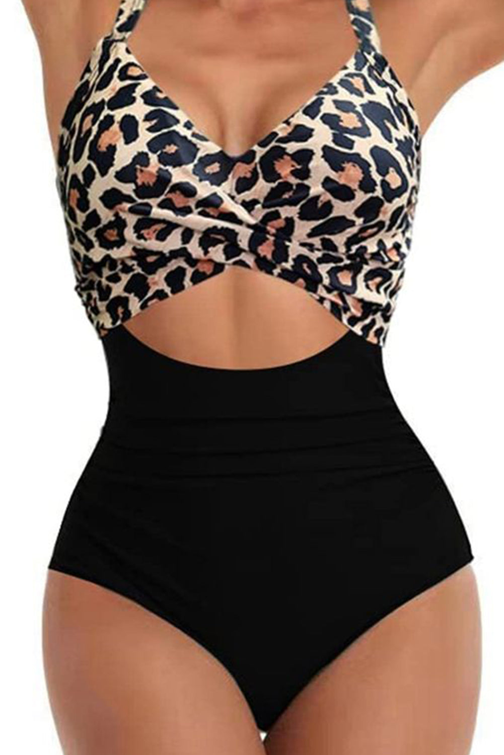 Tied Crisscross Cutout One-Piece Swimwear - Lindsay's Shop