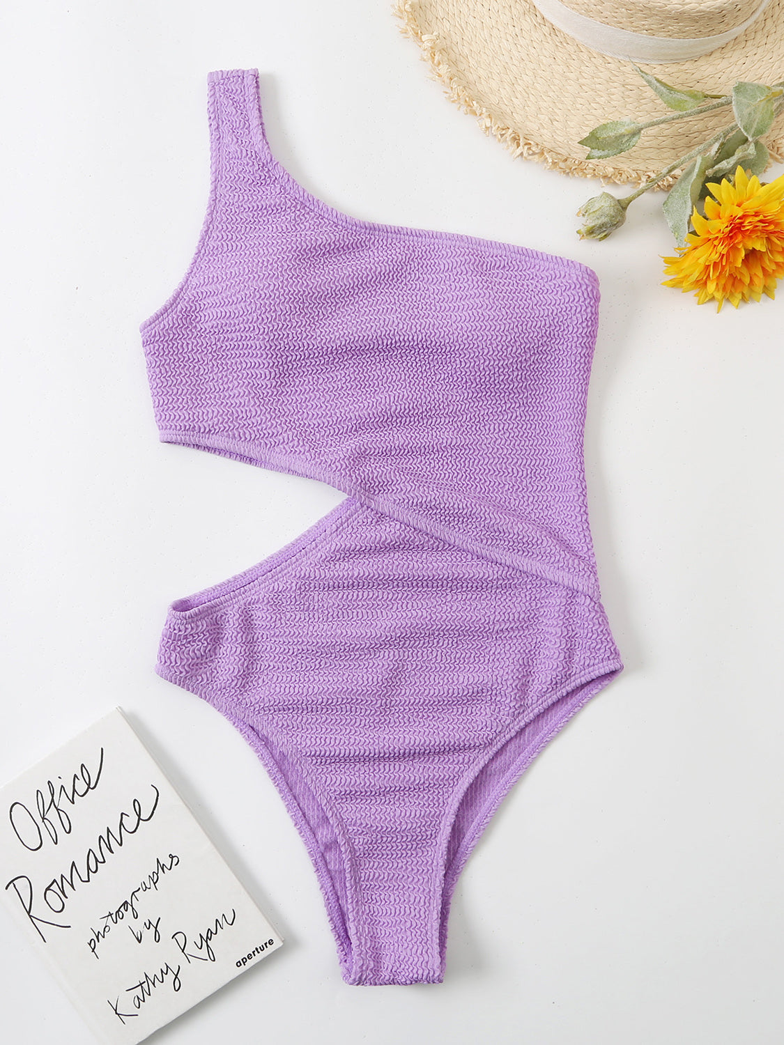 Cutout One Shoulder One-Piece Swimwear - Lindsay's Shop