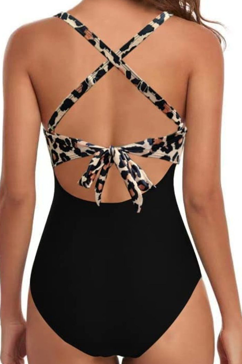 Tied Crisscross Cutout One-Piece Swimwear - Lindsay's Shop