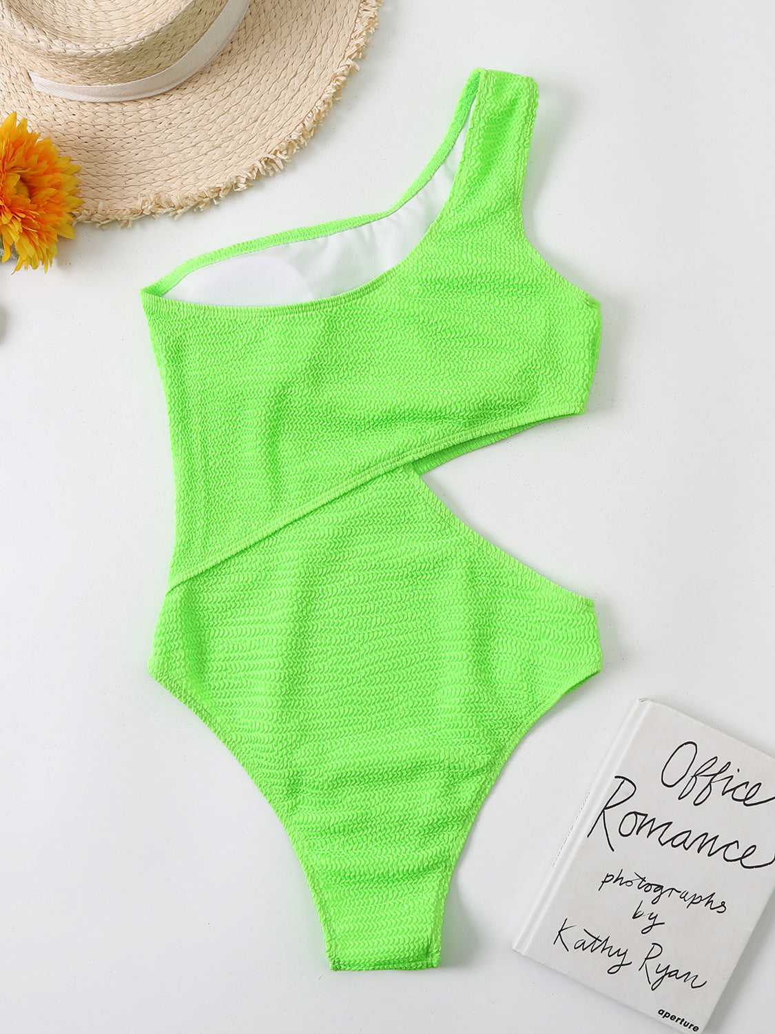 Cutout One Shoulder One-Piece Swimwear - Lindsay's Shop