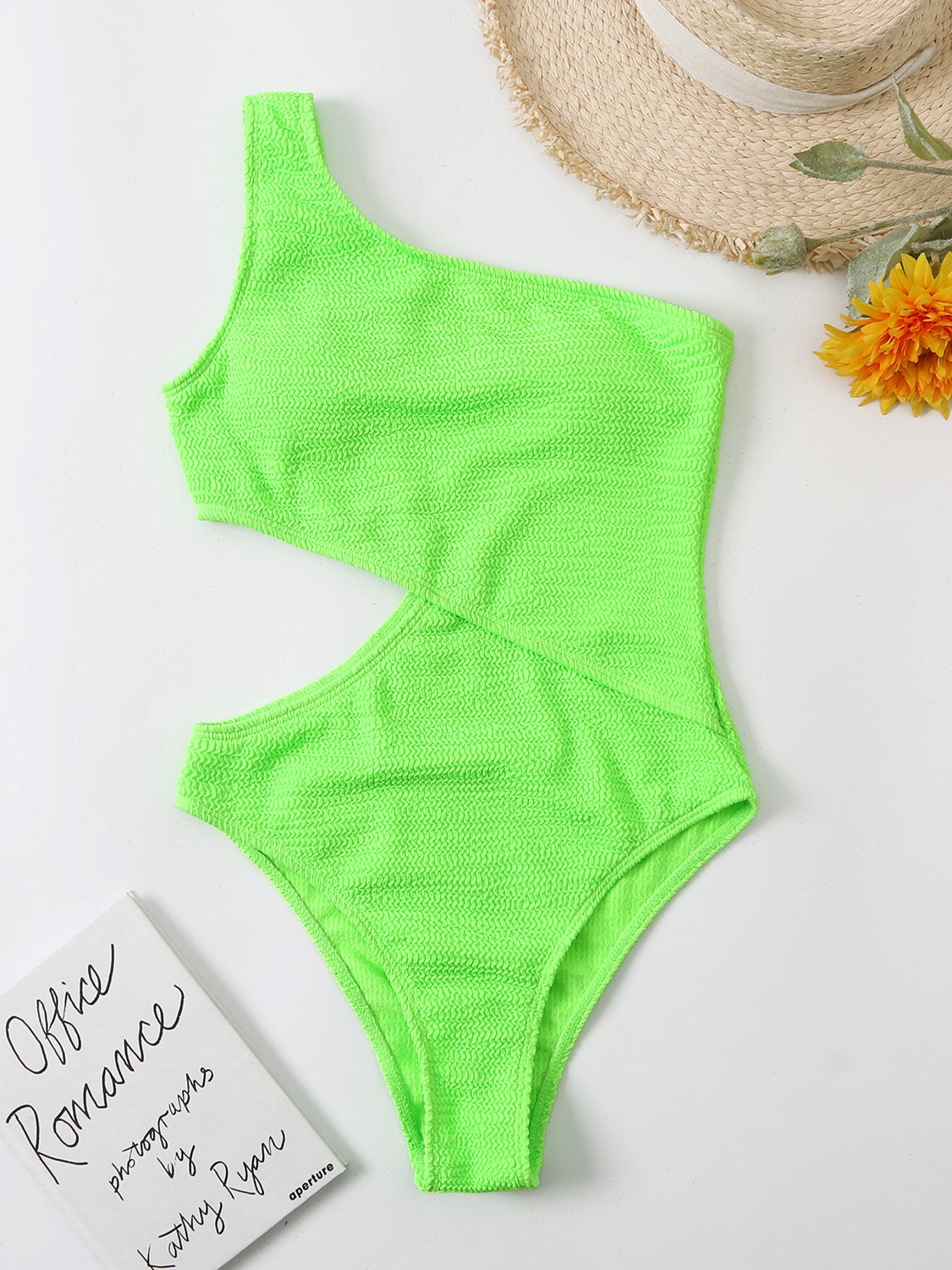 Cutout One Shoulder One-Piece Swimwear - Lindsay's Shop